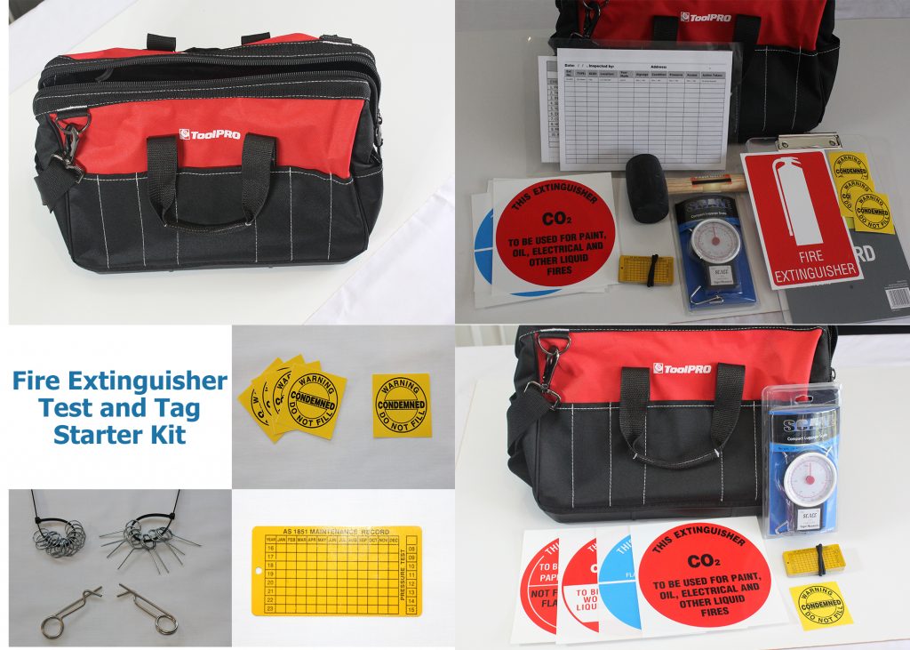 Fire Extinguisher and Fire Blanket Test and Tag Starter Kit Intelligent Training Solutions