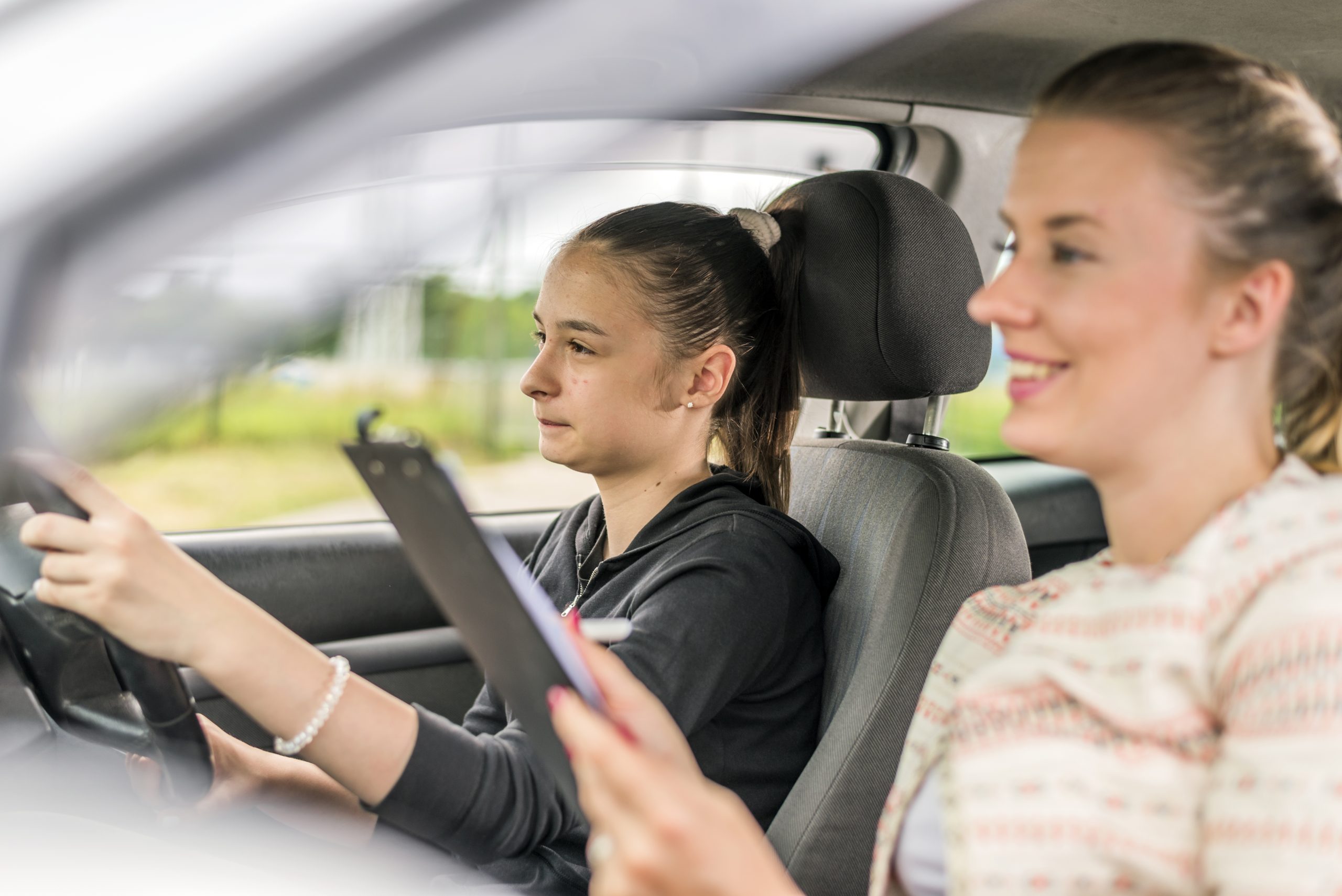 Driving Test CPR First Aid Training Concept